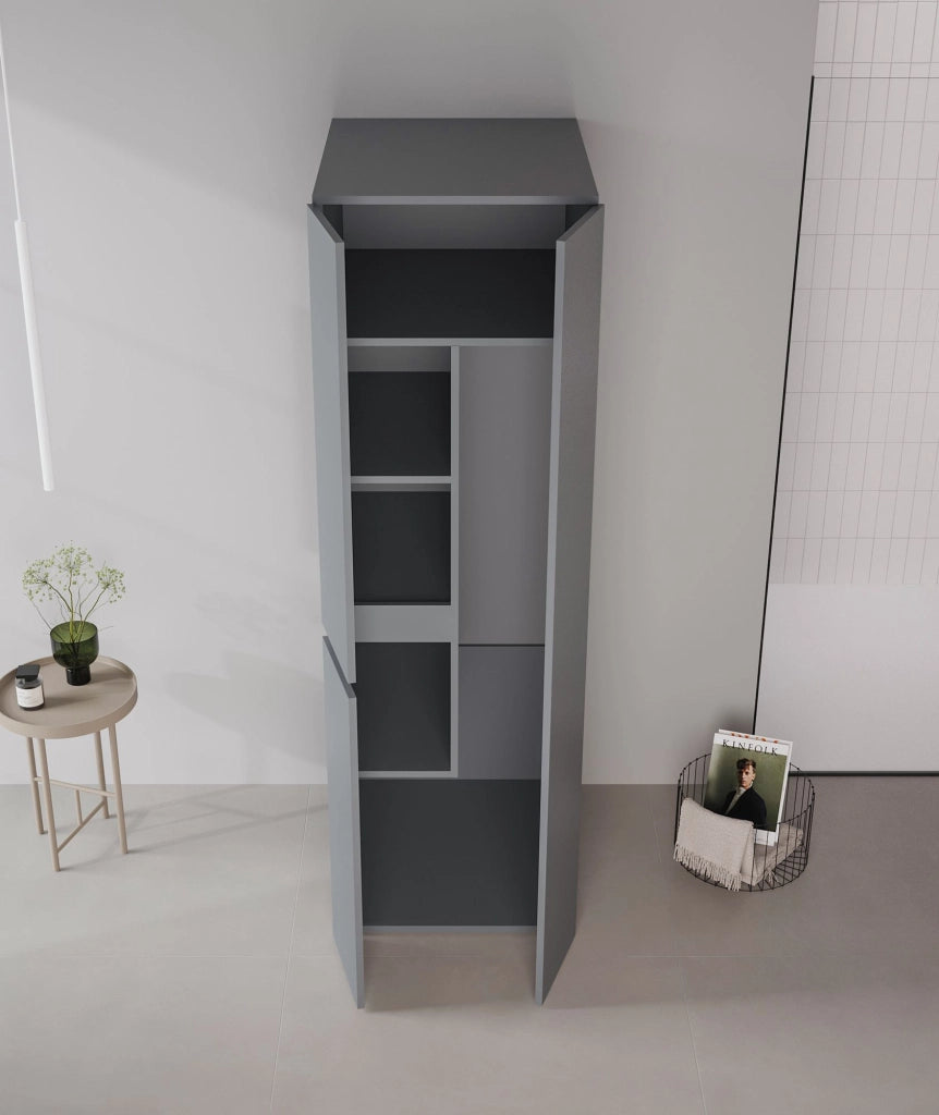 Armadio da bagno "Solis 60" - cm - Antracite opaco