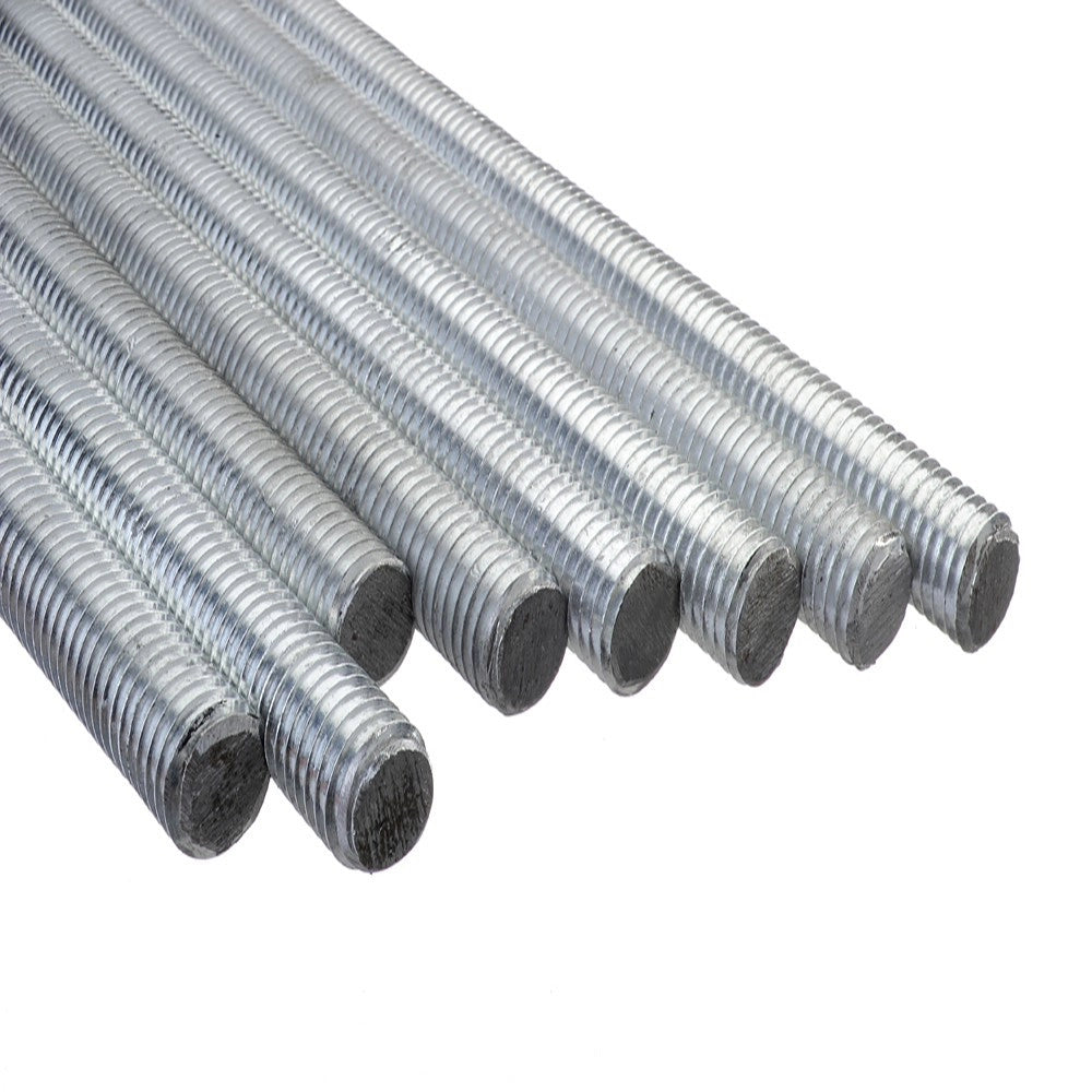 Barra asta filettata 14mm di acciaio zincato da 1mt classe di resistenza 4.8 passo grosso