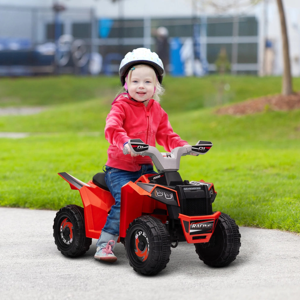 Quad elettrico per bambini ¨C zephmum ¨C 70x41.5x48.5 cm Rosso