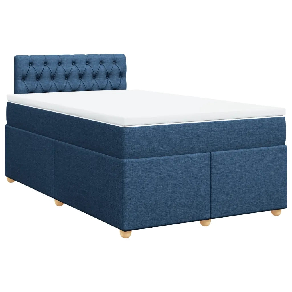Giroletto a Molle con Materasso Blu 120x200 cm in Tessuto 3288960