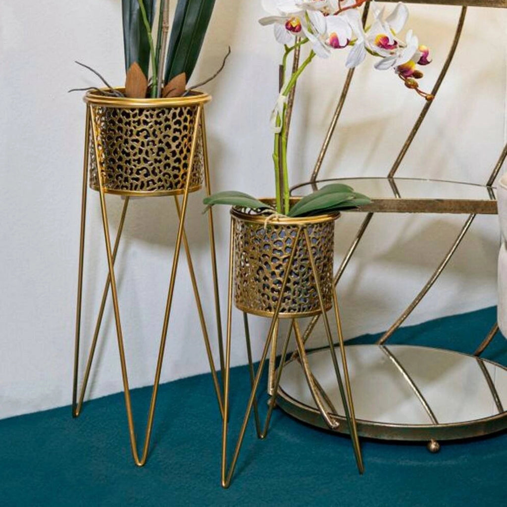 Oggettistica Robert, Complemento d'arredo, Articolo decorativo, Accessorio d'arredo, Oro, 21x20 h46 cm