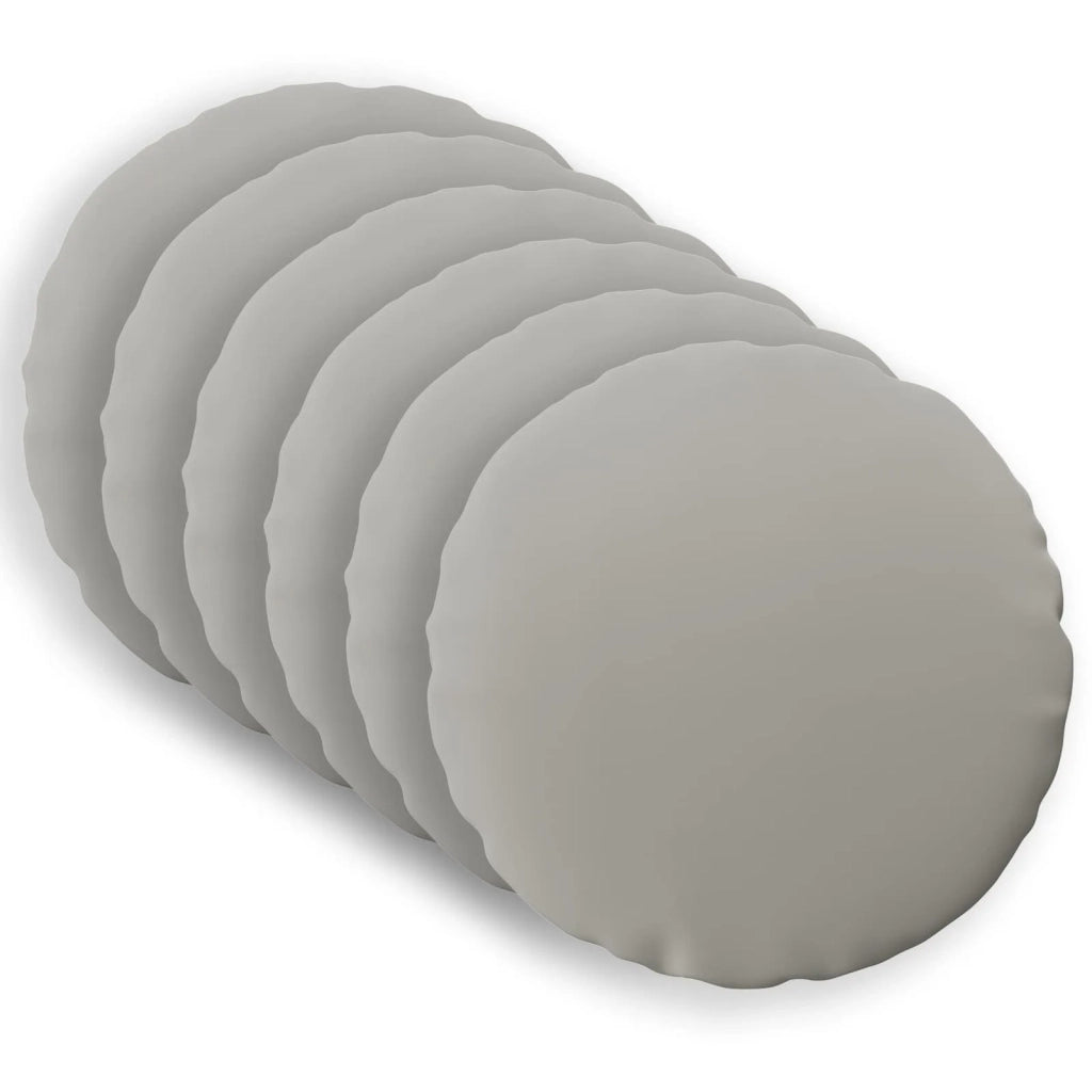 Federa 6 pcs HEERLEN Grigio Ø 30 cm Poliestere 922030