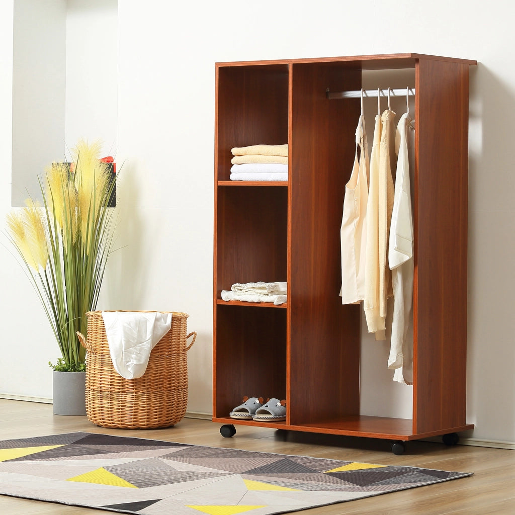 Armadio Guardaroba ¨C zephmum ¨C Noce 90x51x200