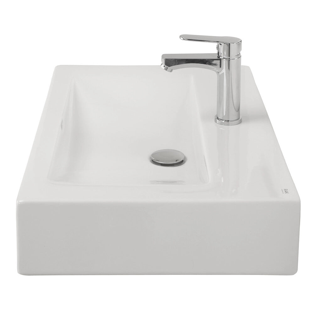 Lavabo sospeso rettangolare 65x42 cm bianco Rak modello Scoop