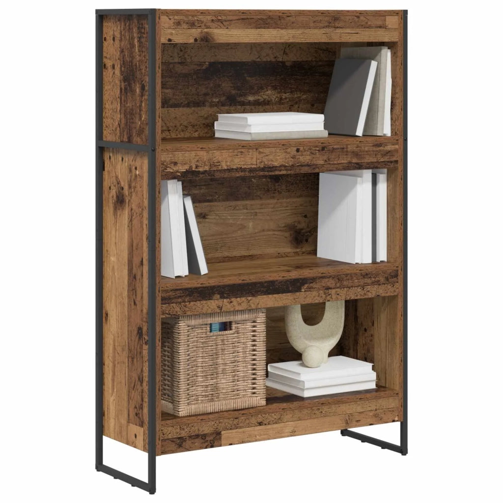 Armadio per Libri Legno vecchio 80 x 30 x 121 cm 886418