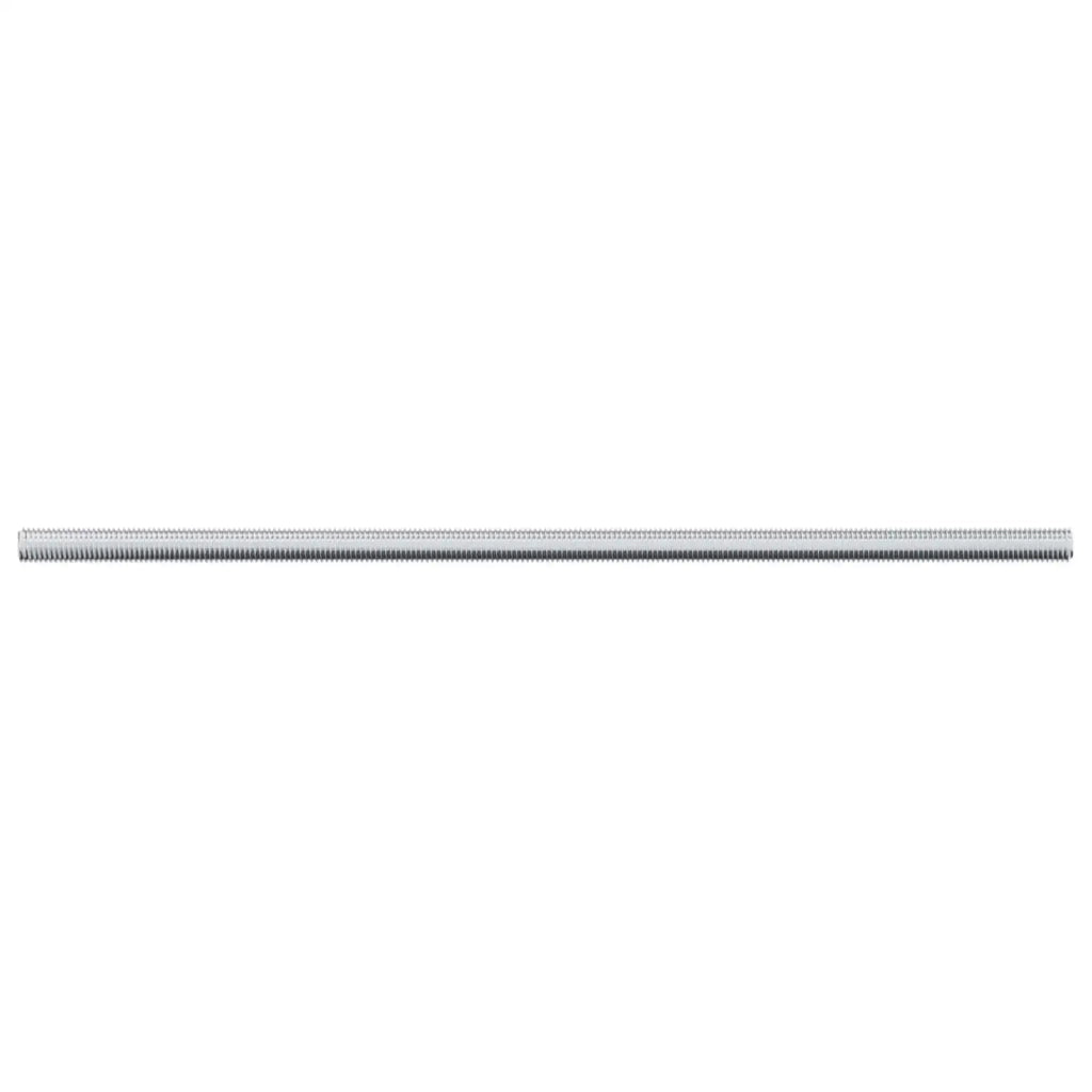 Asta Filettata 12 pcs Argento 6 x 170 mm Acciaio 864440