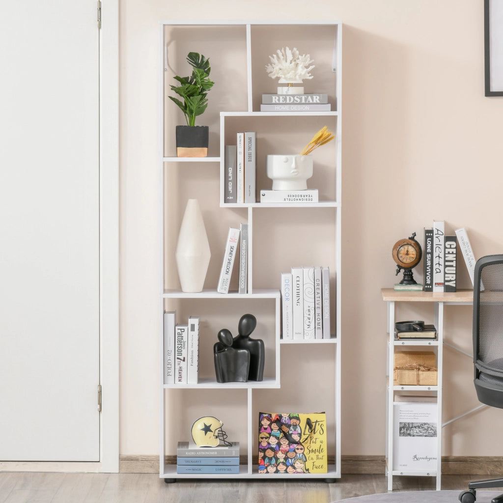 Libreria Design Moderno ¨C Minimal ¨C Bianco 70x24x178 cm