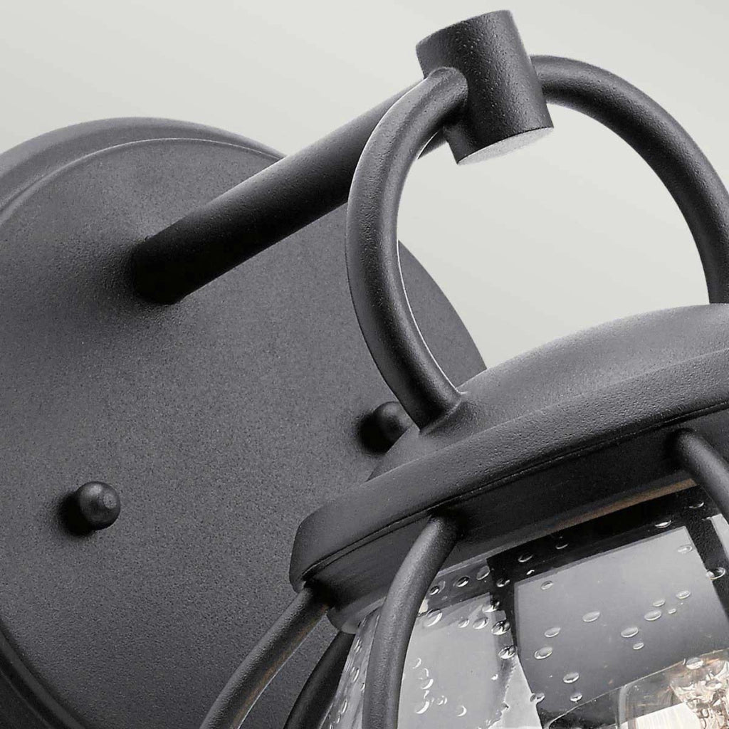 Applique esterna Vandalia nero testurizzato E27 60W Kichler