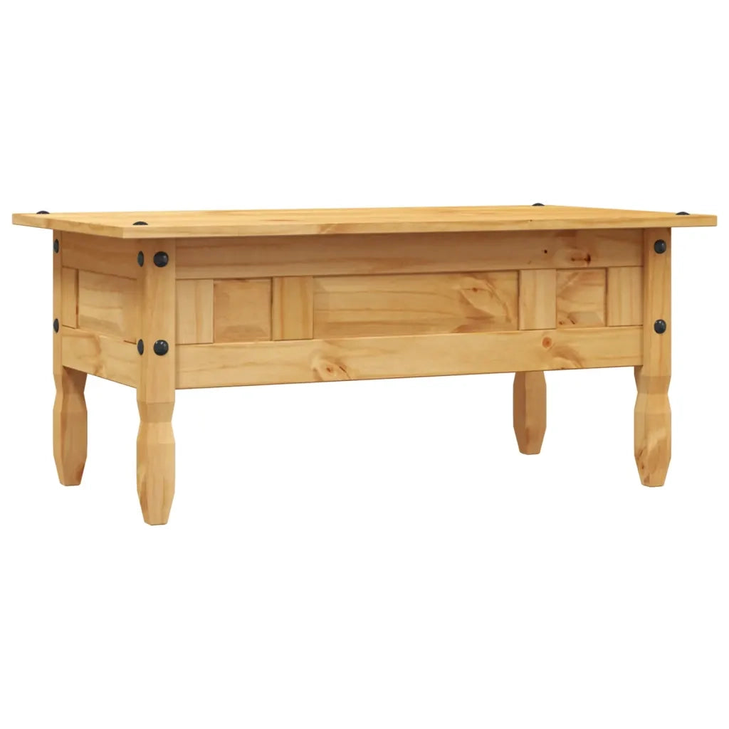 Tavolino da Caff¨¦ Legno Pino Messicano Corona Range 100x55x44cm