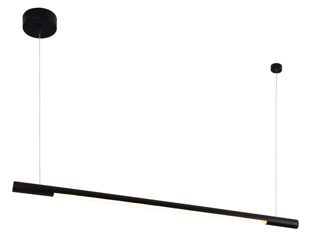 Lampada a sospensione nera 100cm Organic LED 16W Maxlight
