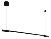 Lampada a sospensione nera 100cm Organic LED 16W Maxlight