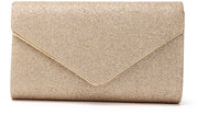 Borsa da sera per donna con catena e luci, elegante borsa da spalla per cerimonia con tasca interna