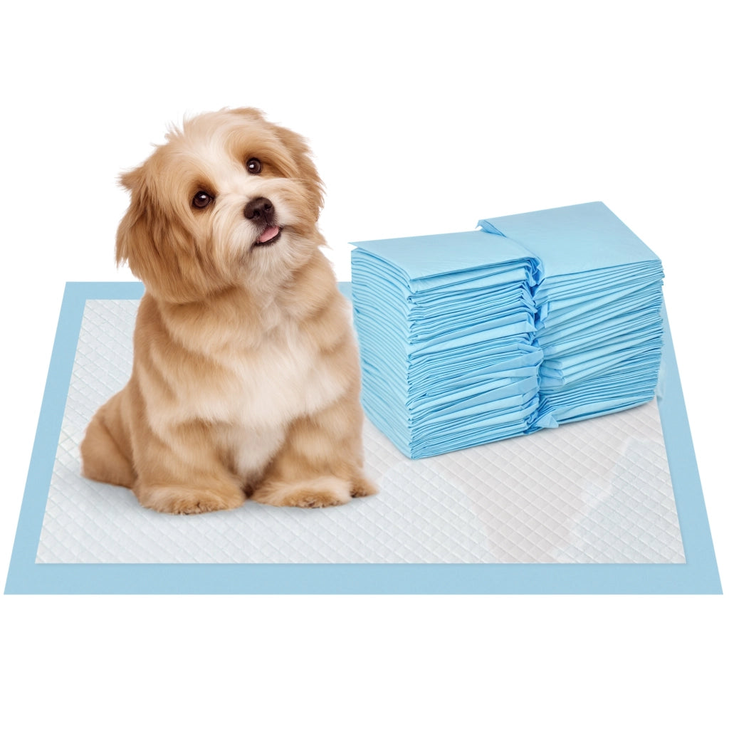 Tappetini Igienici per Cani ¨C Minimal ¨C 45x30 cm Blu e Bianco