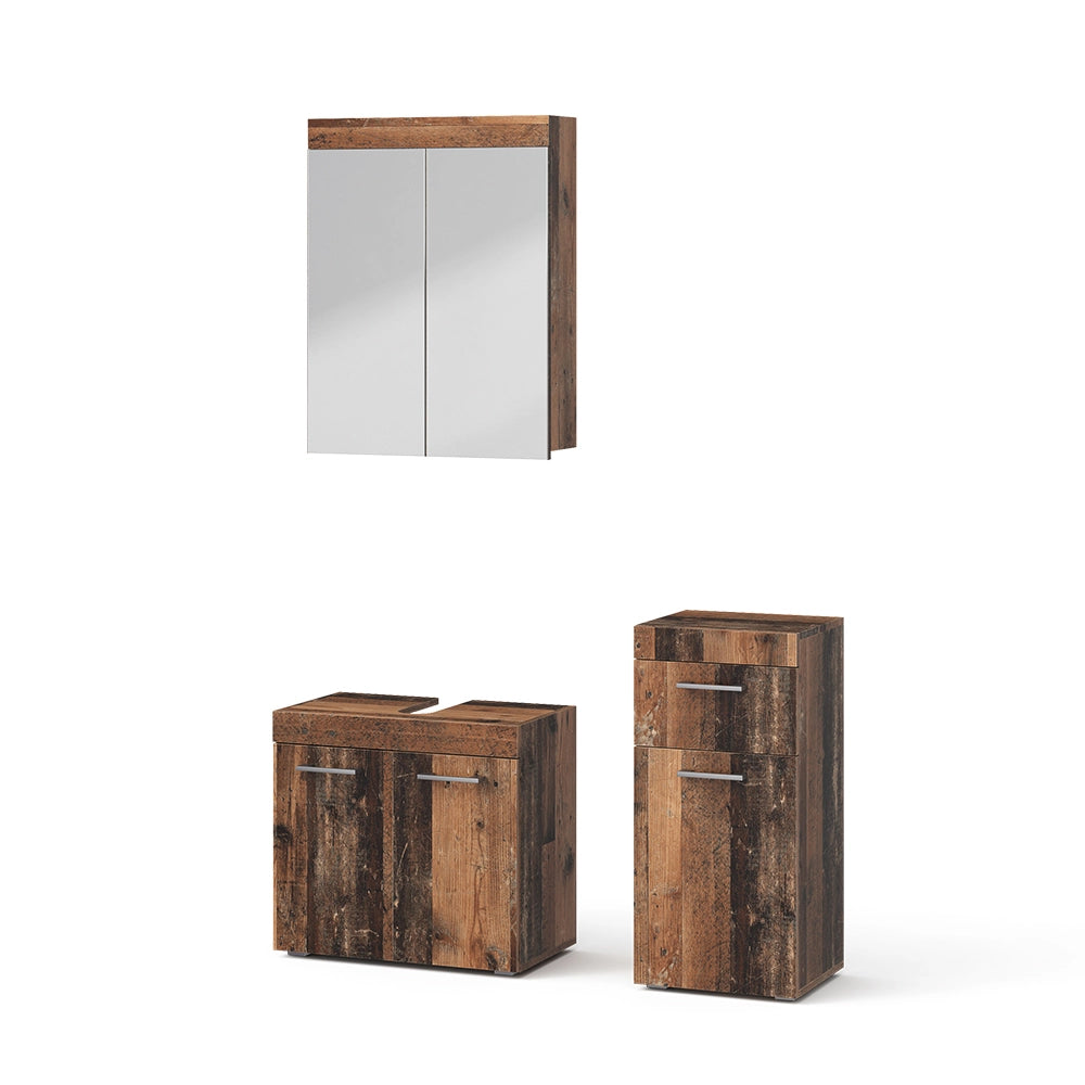 Vicco Set di mobili da bagno Oldstyle 3 parti