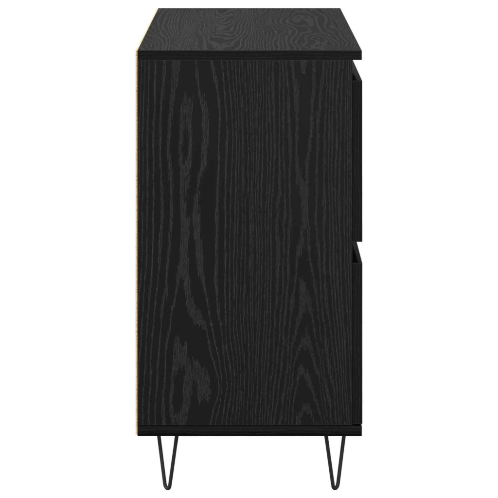 Credenza Rovere Nero 60 x 35 x 70 cm 879497