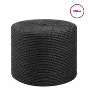 Corda | Fune di Juta 6 Nero 100% juta Tossa