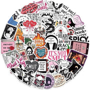50 Sticker libri adesivi Dark Romance accessori laptop sticker libri merchandise estetica