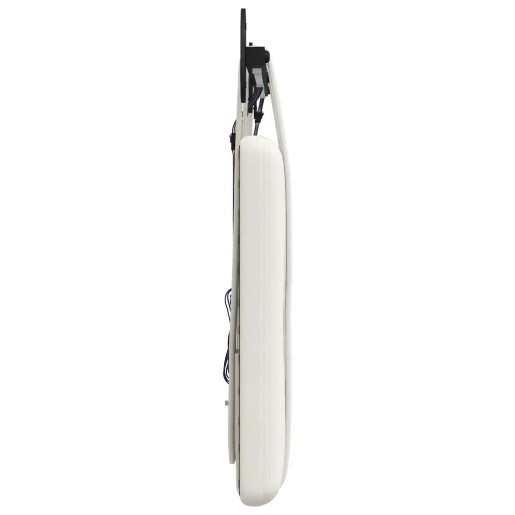 Testiera sospesa Con luce LED Bianco Similpelle 3424159