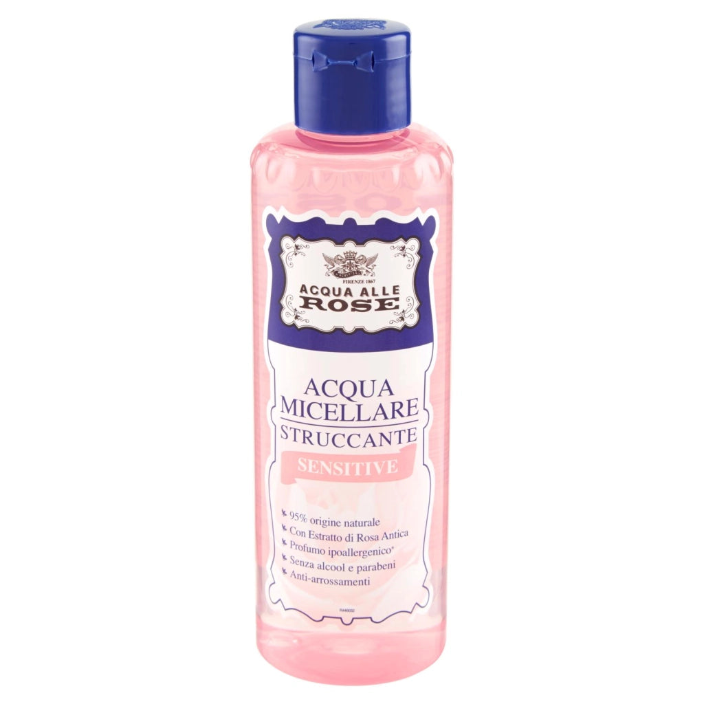 ROBERTS ACQUA MICELLARE ALLE ROSE PER PELLI DELICATE IN FORMATO DA 200ML