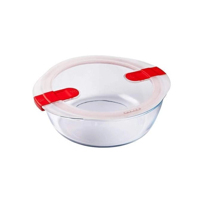 Pyrex Contenitore con Coperchio Tondo 26x23x8cm