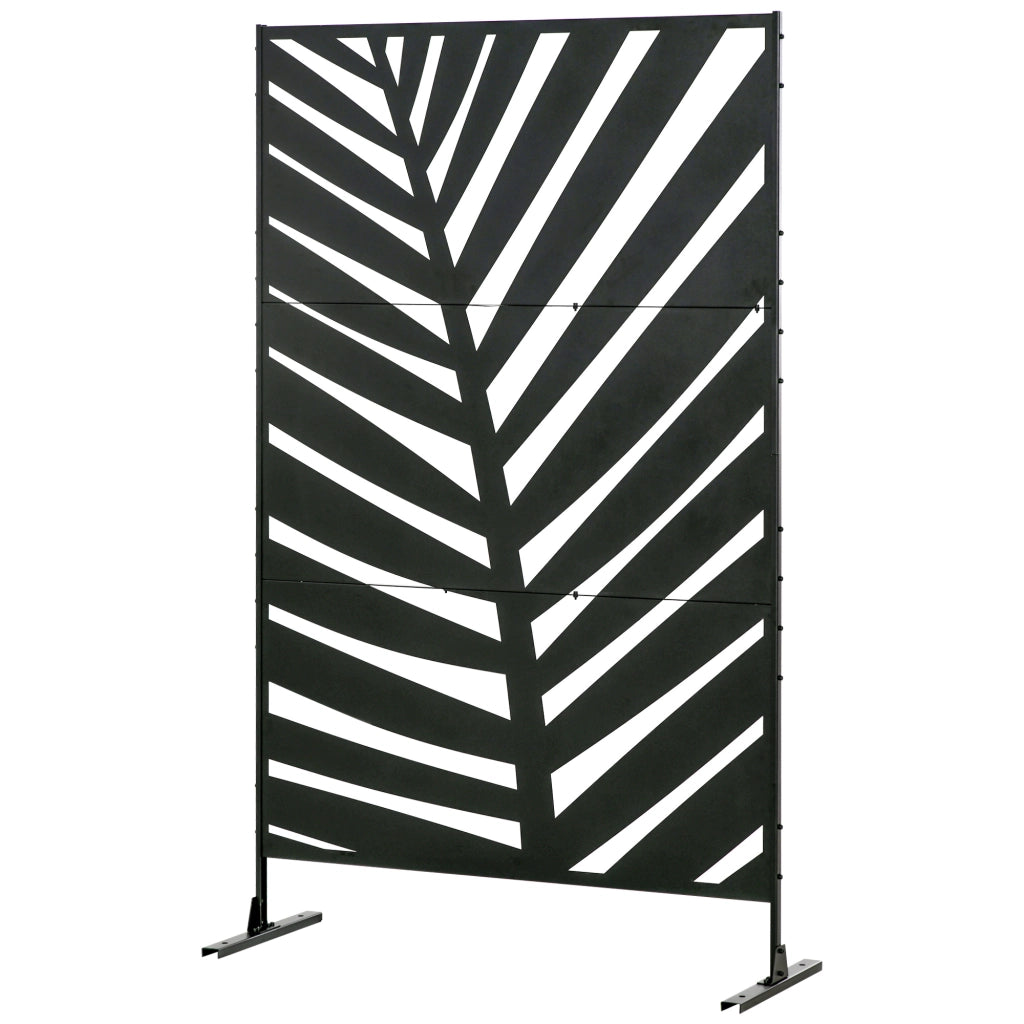Separ¨¦ 3 Ante Verticali ¨C Minimal ¨C Nero 122x45x198 cm