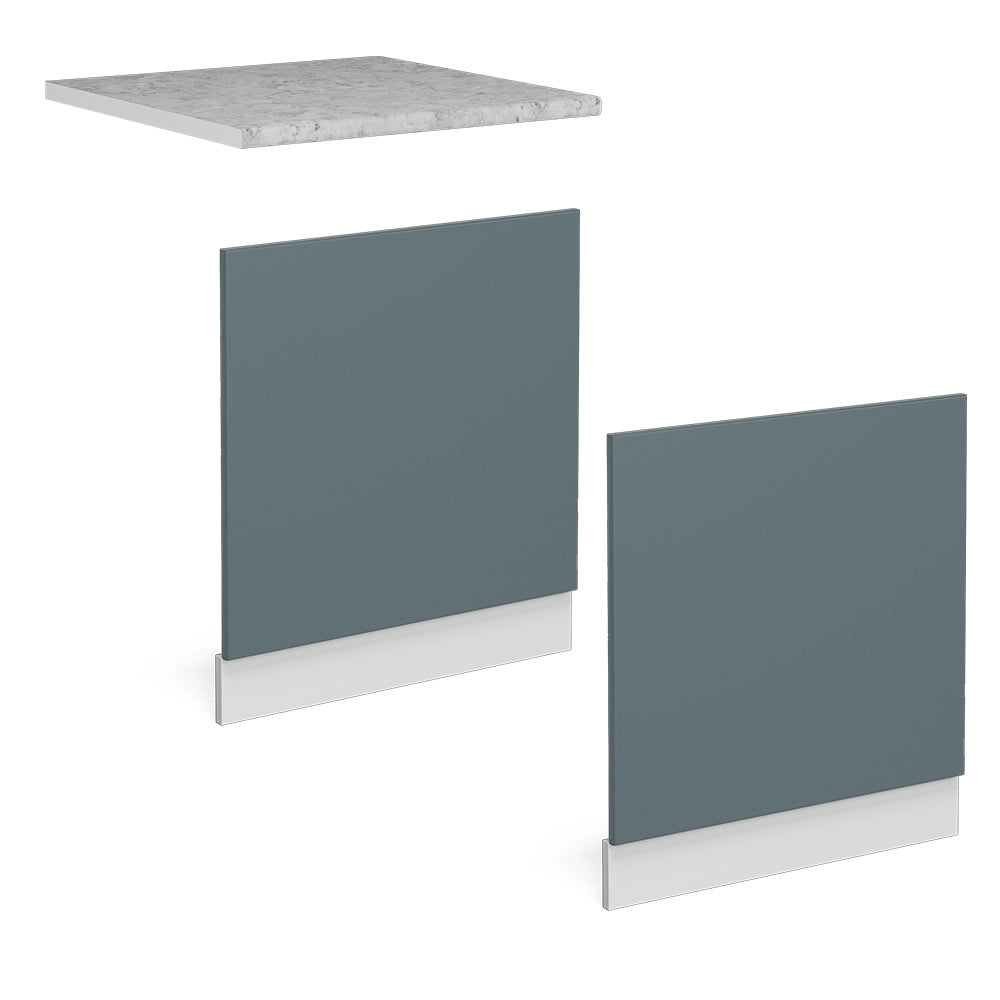 Vicco Pannello frontale Grigio-blu 60 cm , PL Rovere