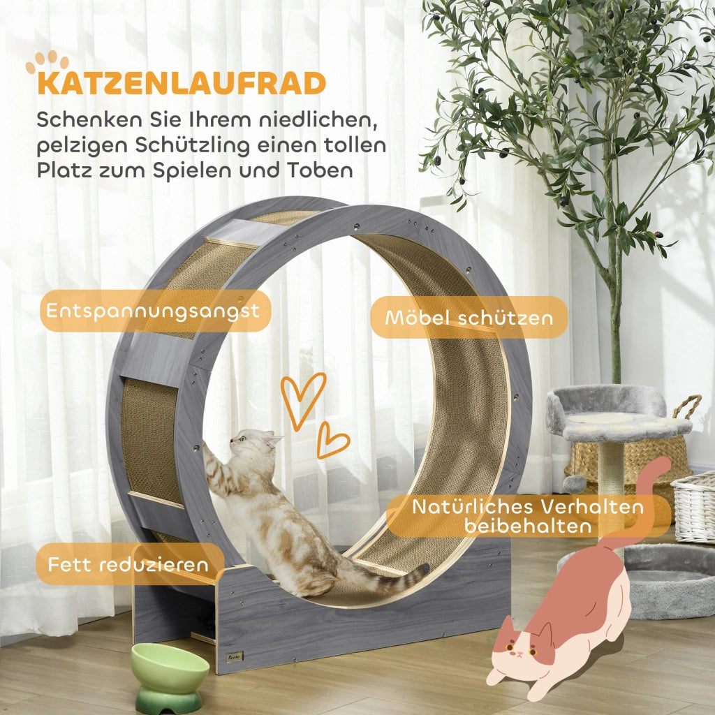 Ruota per Gatti ¨C Minimal ¨C 91 cm, Noce
