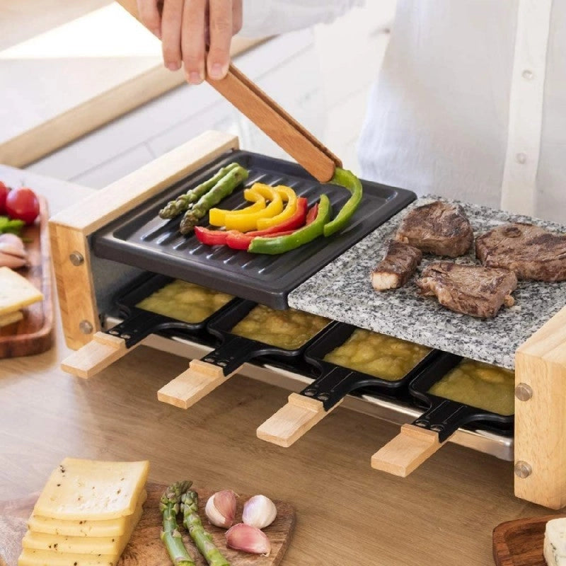 CECOTEC 03100 - Raclette Cheese&Grill 8400 Wood MixGrill