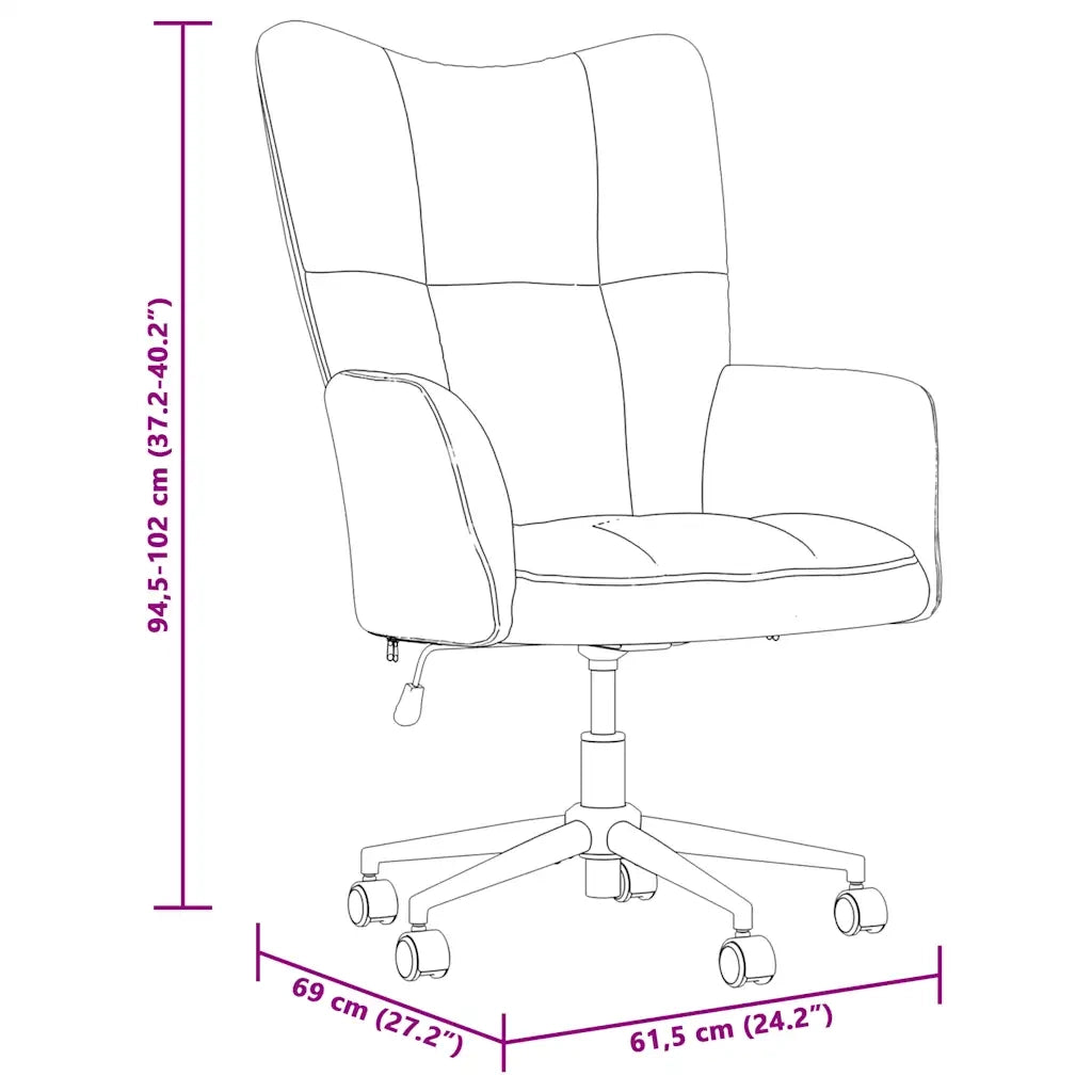 Poltrona Relax Marrone in Velluto 328169