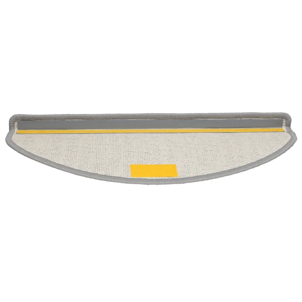 Tappetini per scale 30 pz 65x21x4 cm Grigio Semicircolari Grandi 3365812