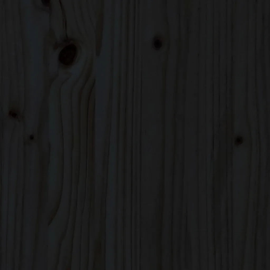 Tavolino da salotto | Tavolino da caff¨¨ | Tavolino da Soggiorno Nero ? 55x45 cm in Legno Massello di Pino