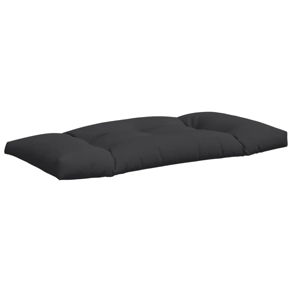 Cuscini per Pallet 2 pz Neri in Tessuto 360929