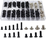 Assortimento di viti a 360 pezzi - M2/M2,5/M3 - Viti in acciaio inossidabile - Scatola di conservazione - Materiale di fissaggio resistente e duraturo