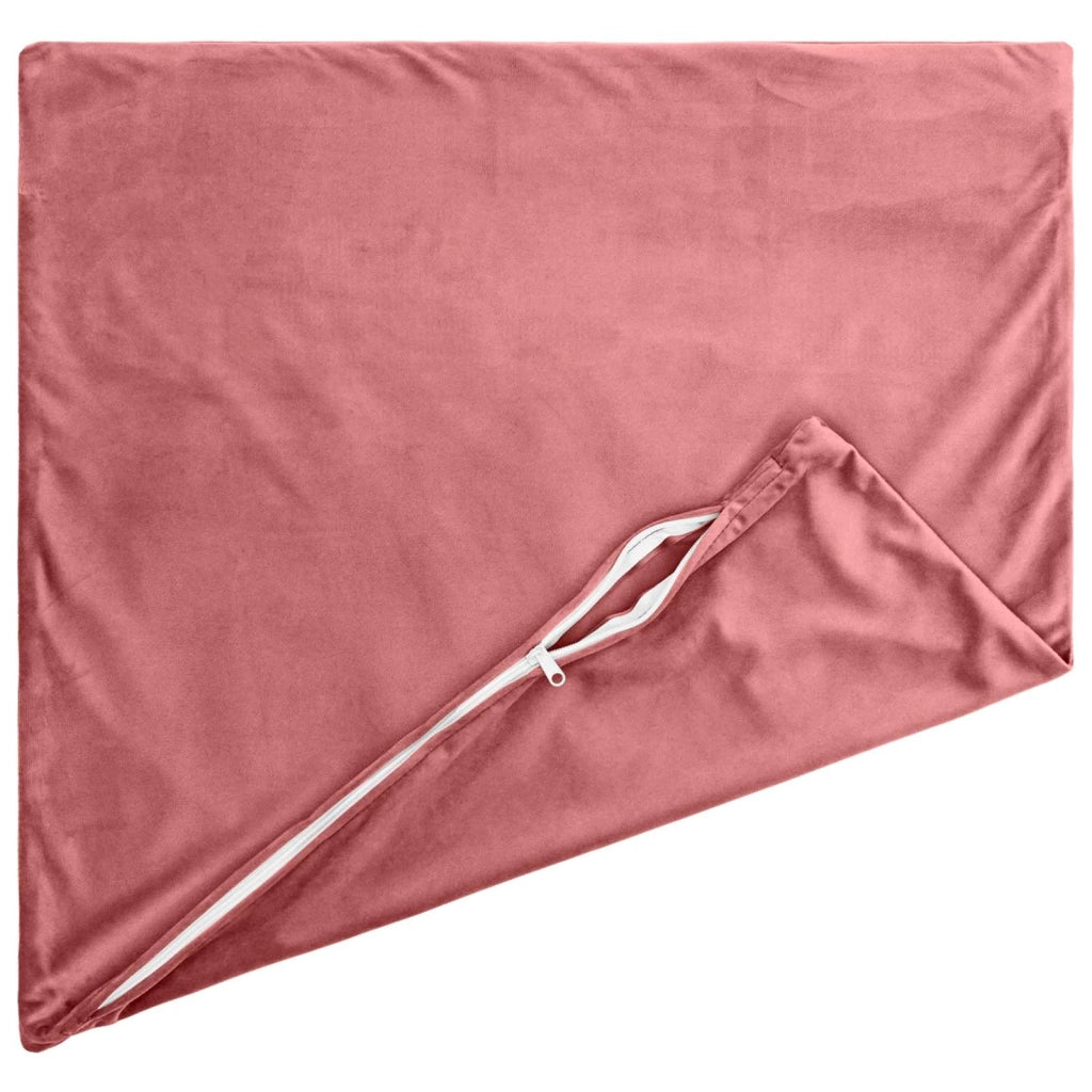 Federa 6 pcs HEERLEN Rosa 40 x 40 cm Velluto 908366