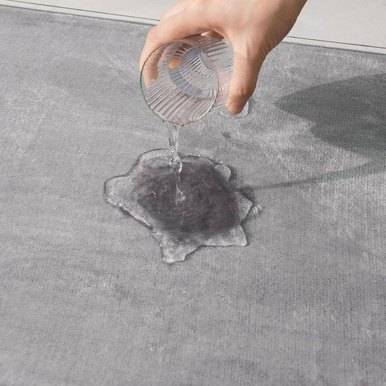 Tappeto di schiuma antiscivolo - 40 x 60 cm - Grigio chiaro