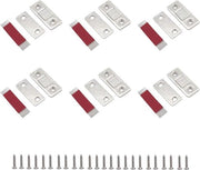 6 magneti autoadesivi per porte - 42 mm chiuse