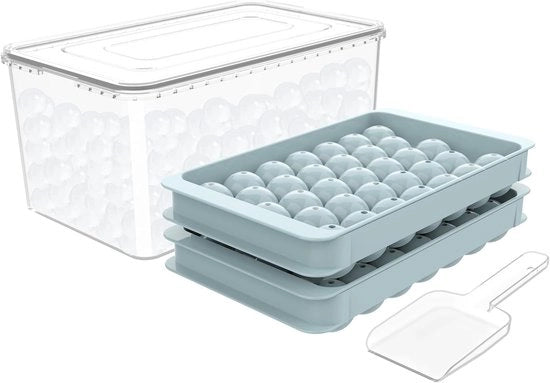 Set di Cubetti di Ghiaccio Ronde Innovativi per Bevande e Cocktail
