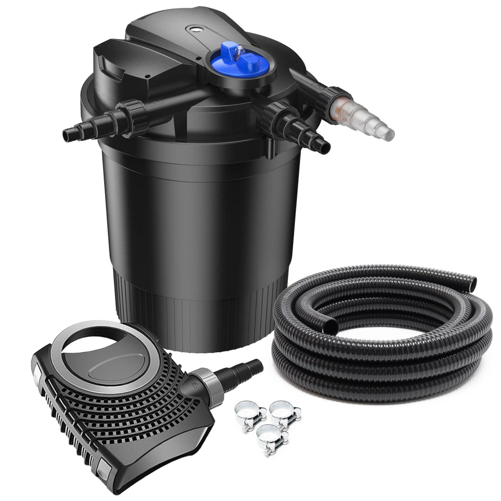Set filtrante per laghetto CPA-10000 fino a 12000l UVC 11W Pompa NEO6000 Tubo