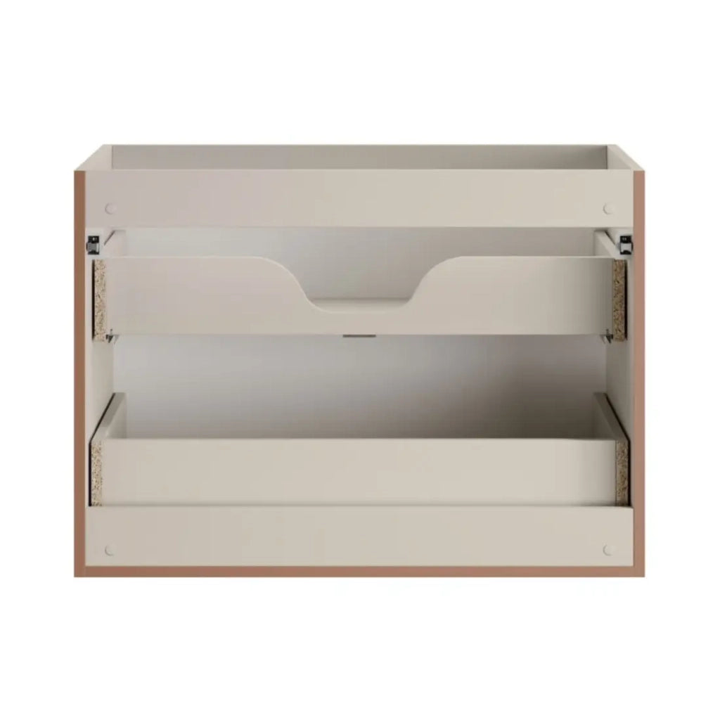 Set da bagno BRAZZA: mobile sotto lavabo con cassetti 80cm + piano per lavabo