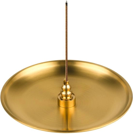 Brander 3 in 1 per Candelabri/Stick/Kegli - Contenitore per Asportazione Fumi - Fusto in Ottone - Bacchetta di Raccolta Fumi - Adatto per Candelabri/Stick/Kegli - Materiale Duraturo