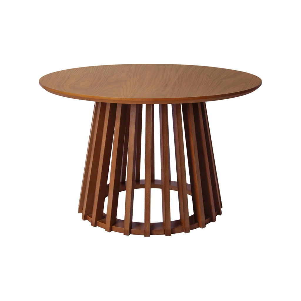 Set di 2 tavolini rotondi in noce ø40cm e ø60cm i sweeek