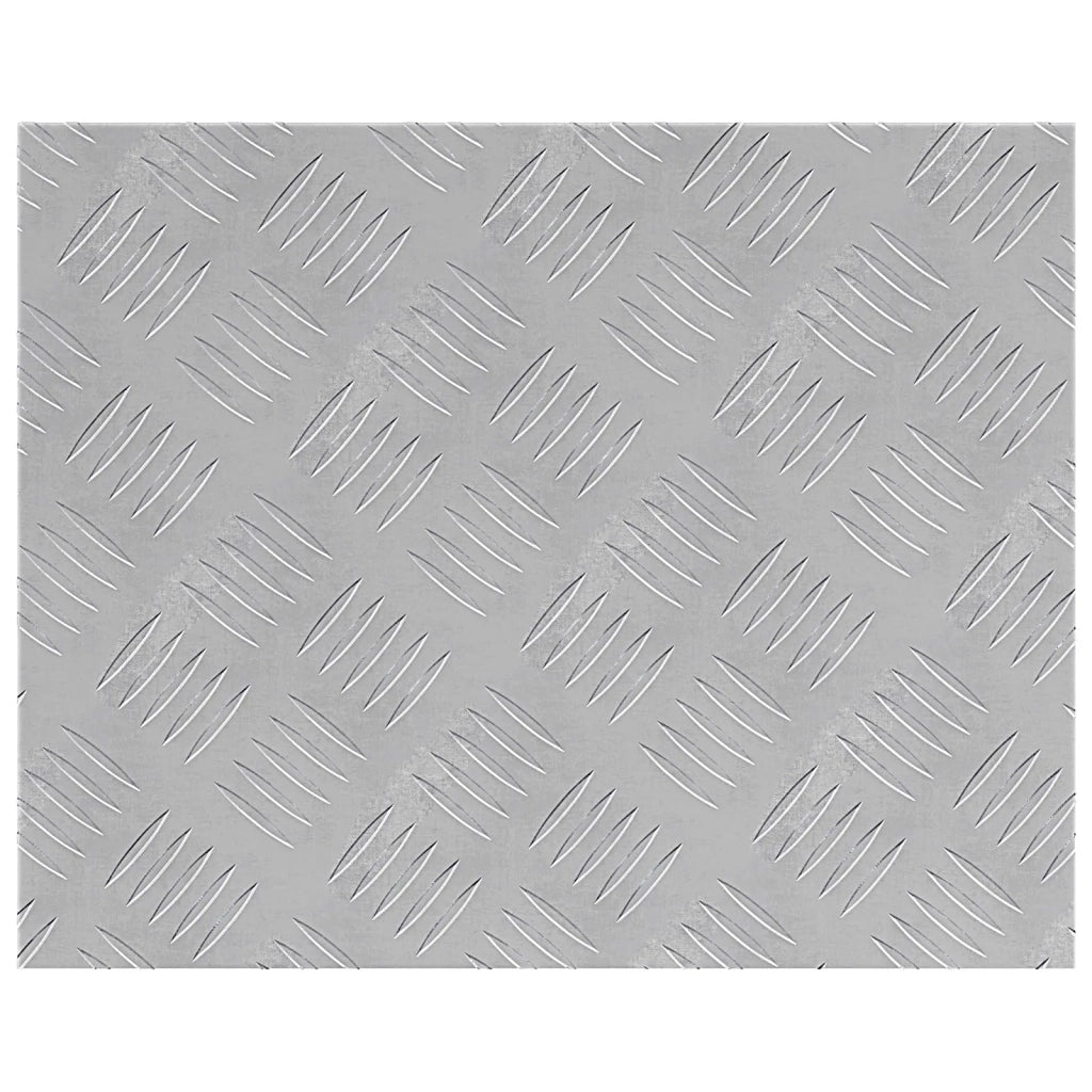 Gradini per Scale 4 pz | Tappetini per scale autoadesivi Argento 50 x 40 cm Alluminio
