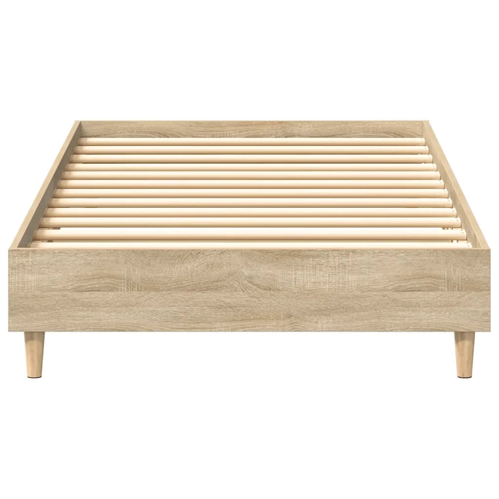 Giroletto senza Materasso-Struttura Letto Rovere Sonoma 100x200cm in Truciolato 416616