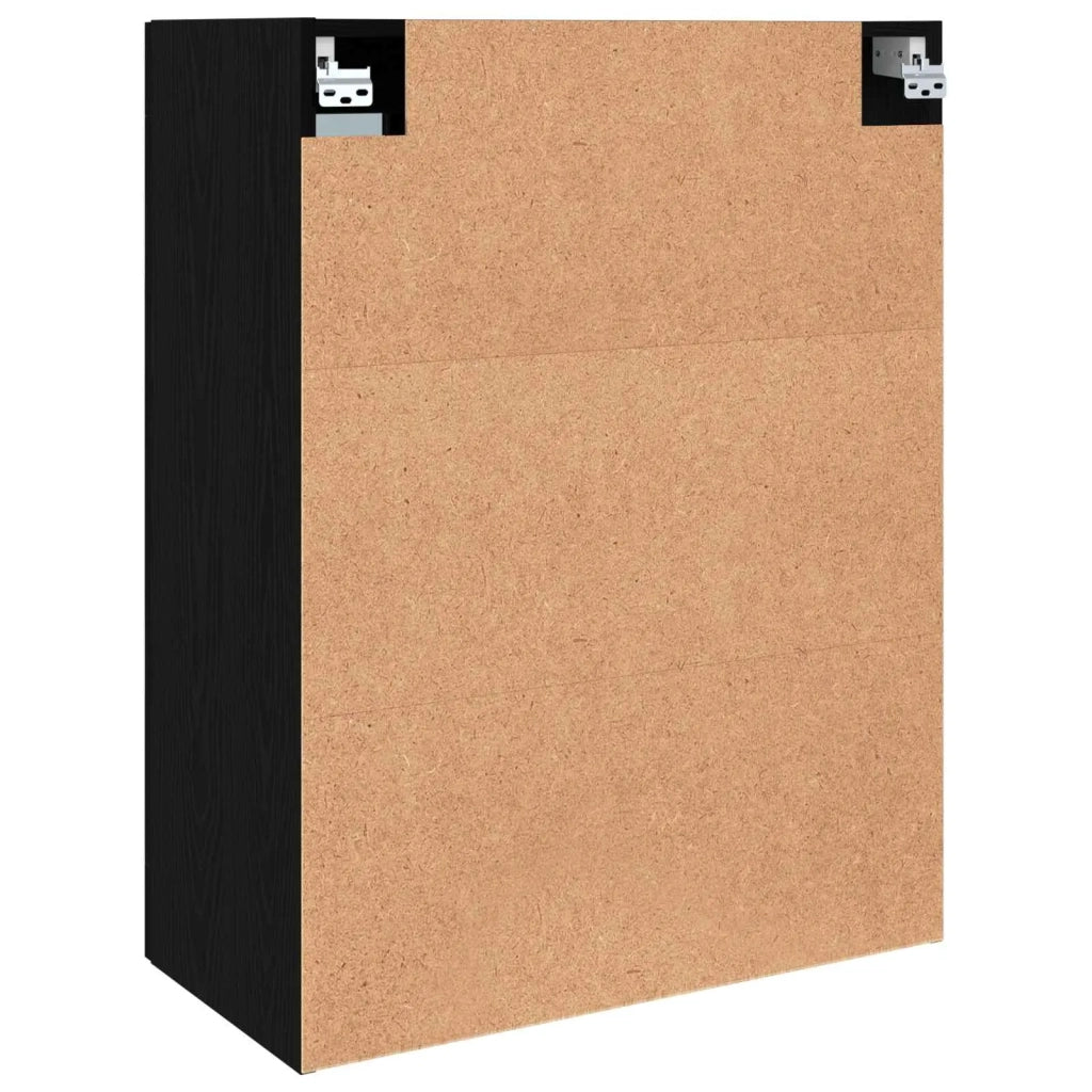 Armadio Montaggio a parete Rovere Nero 69,5 x 34 x 90 cm 879467