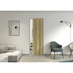 PORTA A SOFFIETTO MAYA 83X214 ROVERE CHIARO- 1,0 pz