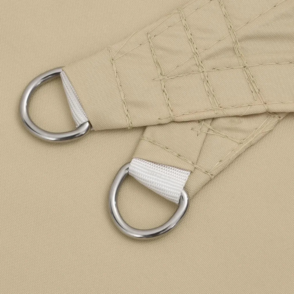 Parasole a Vela in Oxford Rettangolare 4x6 m Beige 42294