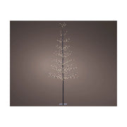 Albero Met. Nero bianco caldo d75x180cm OUT