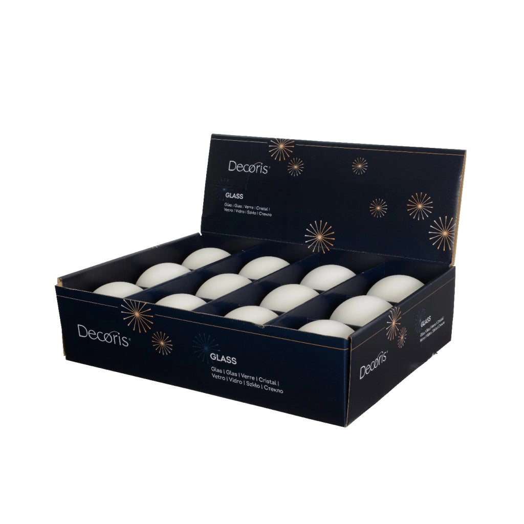Pallina Vt opaco bianco caldo d10cm