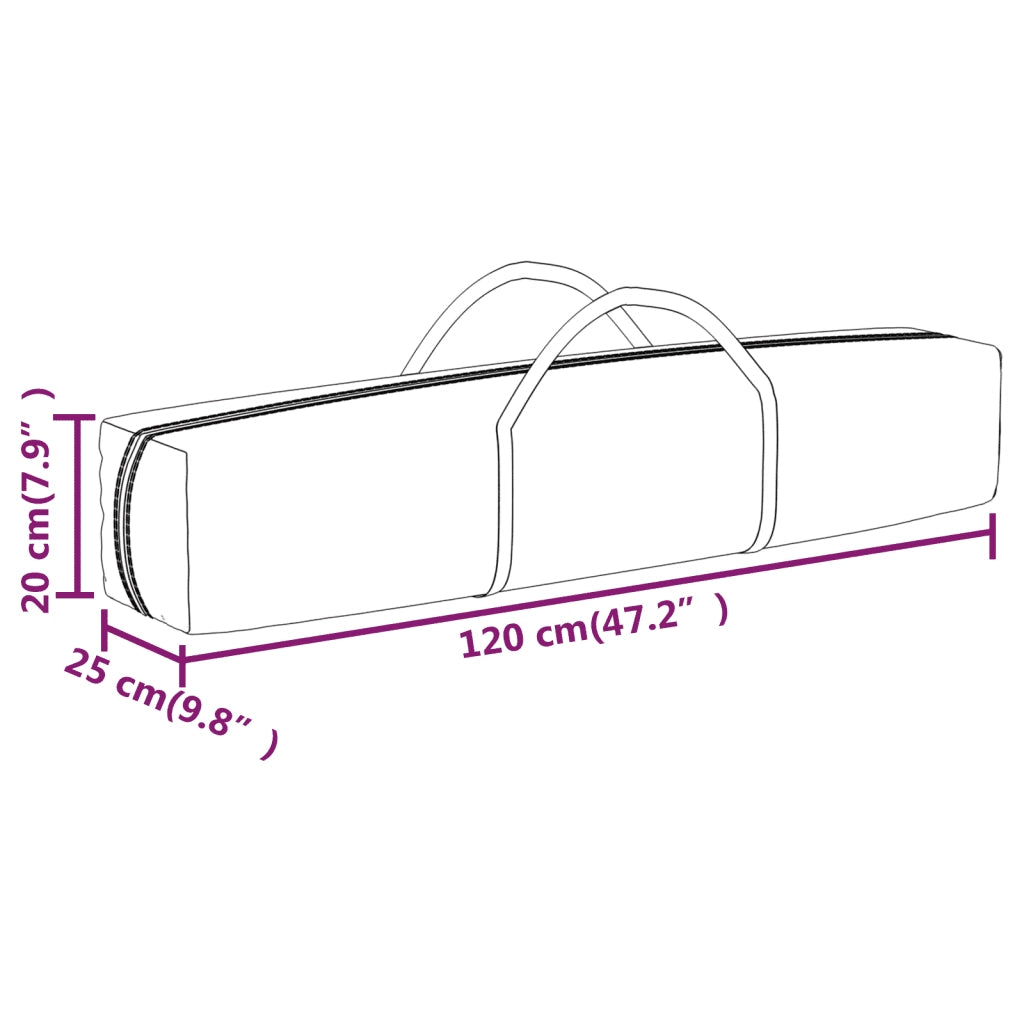 Tenda per Feste Pieghevole Blu 3x6 m 93535