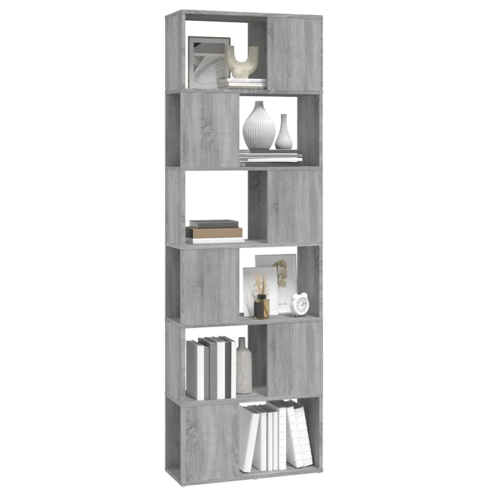 Libreria/Divisorio Grigio Sonoma 60x24x186 cm 816033